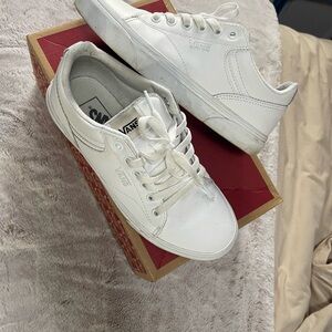 Vans All-White Low-Top Sneakers